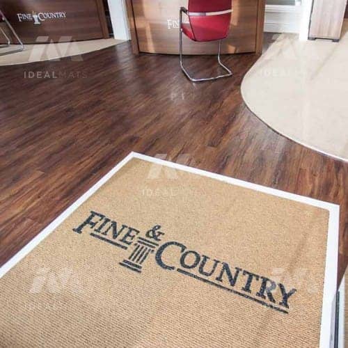 Heavy-Duty Brush Logo Entrance Mats